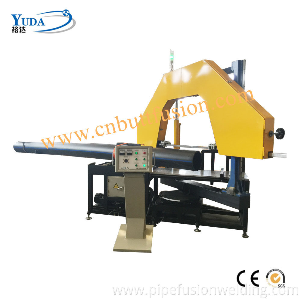 Workshop Plastic PE Pipe Cutting Machine